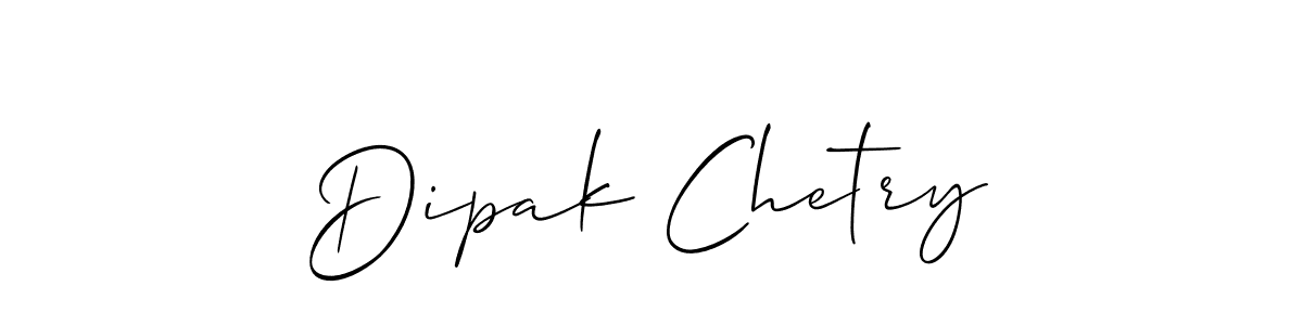 Use a signature maker to create a handwritten signature online. With this signature software, you can design (Allison_Script) your own signature for name Dipak Chetry. Dipak Chetry signature style 2 images and pictures png