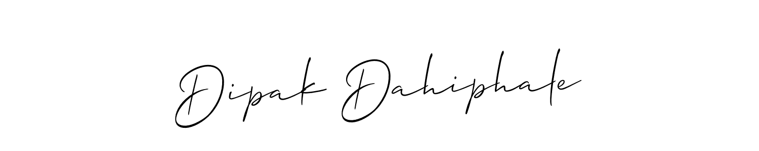 The best way (Allison_Script) to make a short signature is to pick only two or three words in your name. The name Dipak Dahiphale include a total of six letters. For converting this name. Dipak Dahiphale signature style 2 images and pictures png
