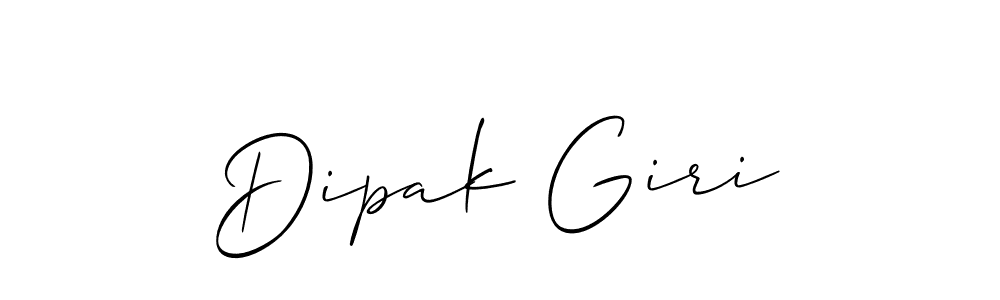 It looks lik you need a new signature style for name Dipak Giri. Design unique handwritten (Allison_Script) signature with our free signature maker in just a few clicks. Dipak Giri signature style 2 images and pictures png