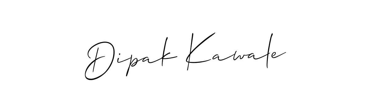 Also You can easily find your signature by using the search form. We will create Dipak Kawale name handwritten signature images for you free of cost using Allison_Script sign style. Dipak Kawale signature style 2 images and pictures png