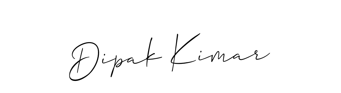 Also we have Dipak Kimar name is the best signature style. Create professional handwritten signature collection using Allison_Script autograph style. Dipak Kimar signature style 2 images and pictures png