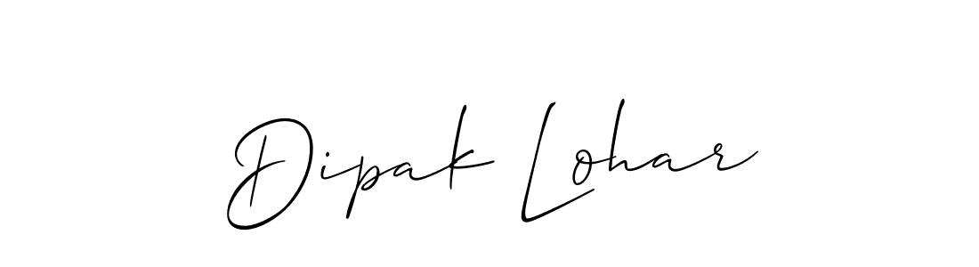 It looks lik you need a new signature style for name Dipak Lohar. Design unique handwritten (Allison_Script) signature with our free signature maker in just a few clicks. Dipak Lohar signature style 2 images and pictures png