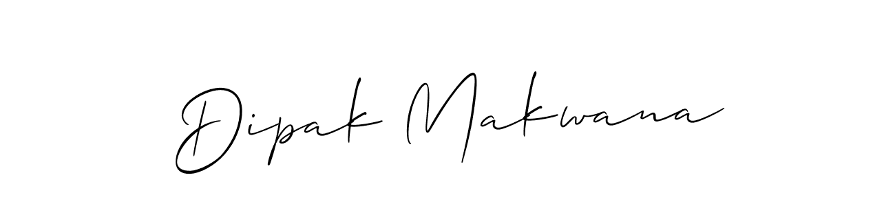 The best way (Allison_Script) to make a short signature is to pick only two or three words in your name. The name Dipak Makwana include a total of six letters. For converting this name. Dipak Makwana signature style 2 images and pictures png