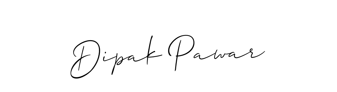 Also we have Dipak Pawar name is the best signature style. Create professional handwritten signature collection using Allison_Script autograph style. Dipak Pawar signature style 2 images and pictures png