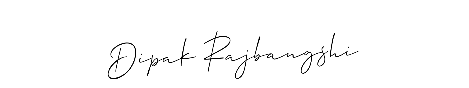 It looks lik you need a new signature style for name Dipak Rajbangshi. Design unique handwritten (Allison_Script) signature with our free signature maker in just a few clicks. Dipak Rajbangshi signature style 2 images and pictures png