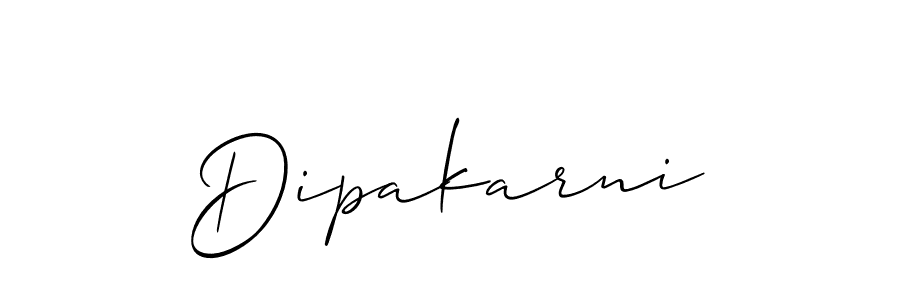 Best and Professional Signature Style for Dipakarni. Allison_Script Best Signature Style Collection. Dipakarni signature style 2 images and pictures png