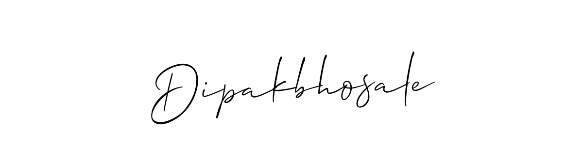 You should practise on your own different ways (Allison_Script) to write your name (Dipakbhosale) in signature. don't let someone else do it for you. Dipakbhosale signature style 2 images and pictures png
