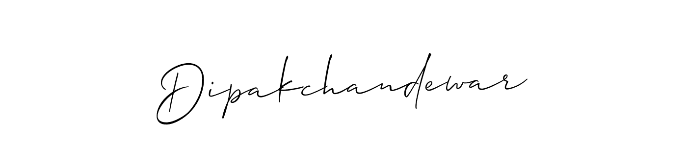 This is the best signature style for the Dipakchandewar name. Also you like these signature font (Allison_Script). Mix name signature. Dipakchandewar signature style 2 images and pictures png