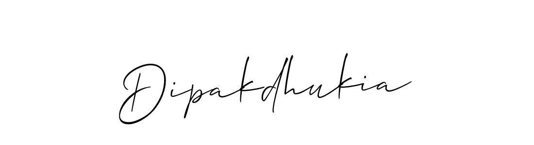 Also You can easily find your signature by using the search form. We will create Dipakdhukia name handwritten signature images for you free of cost using Allison_Script sign style. Dipakdhukia signature style 2 images and pictures png