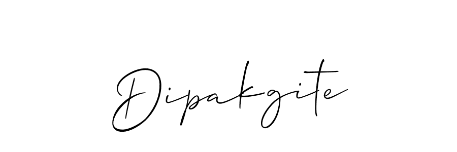 The best way (Allison_Script) to make a short signature is to pick only two or three words in your name. The name Dipakgite include a total of six letters. For converting this name. Dipakgite signature style 2 images and pictures png