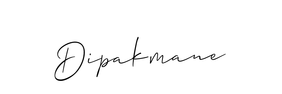 Also we have Dipakmane name is the best signature style. Create professional handwritten signature collection using Allison_Script autograph style. Dipakmane signature style 2 images and pictures png