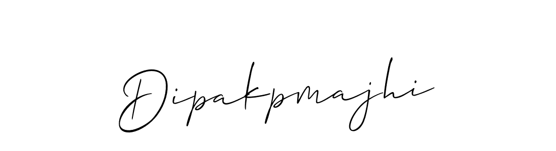 Use a signature maker to create a handwritten signature online. With this signature software, you can design (Allison_Script) your own signature for name Dipakpmajhi. Dipakpmajhi signature style 2 images and pictures png
