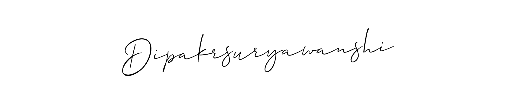 You can use this online signature creator to create a handwritten signature for the name Dipakrsuryawanshi. This is the best online autograph maker. Dipakrsuryawanshi signature style 2 images and pictures png