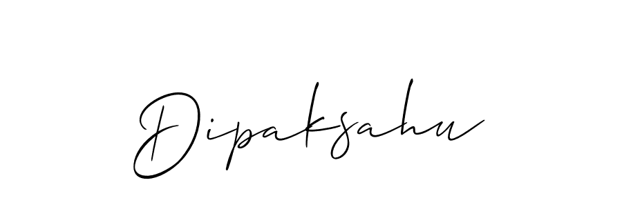 How to Draw Dipaksahu signature style? Allison_Script is a latest design signature styles for name Dipaksahu. Dipaksahu signature style 2 images and pictures png