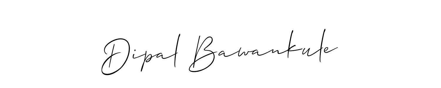 Also we have Dipal Bawankule name is the best signature style. Create professional handwritten signature collection using Allison_Script autograph style. Dipal Bawankule signature style 2 images and pictures png