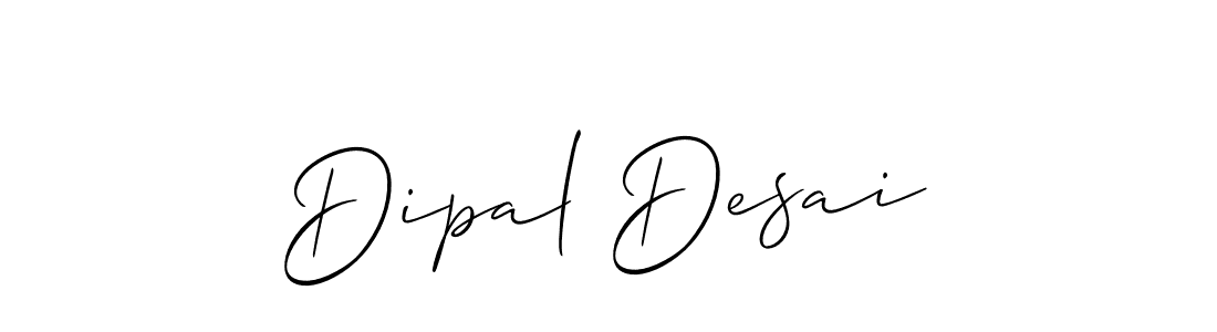 The best way (Allison_Script) to make a short signature is to pick only two or three words in your name. The name Dipal Desai include a total of six letters. For converting this name. Dipal Desai signature style 2 images and pictures png