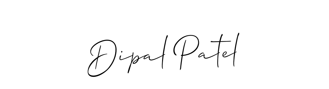 Make a short Dipal Patel signature style. Manage your documents anywhere anytime using Allison_Script. Create and add eSignatures, submit forms, share and send files easily. Dipal Patel signature style 2 images and pictures png