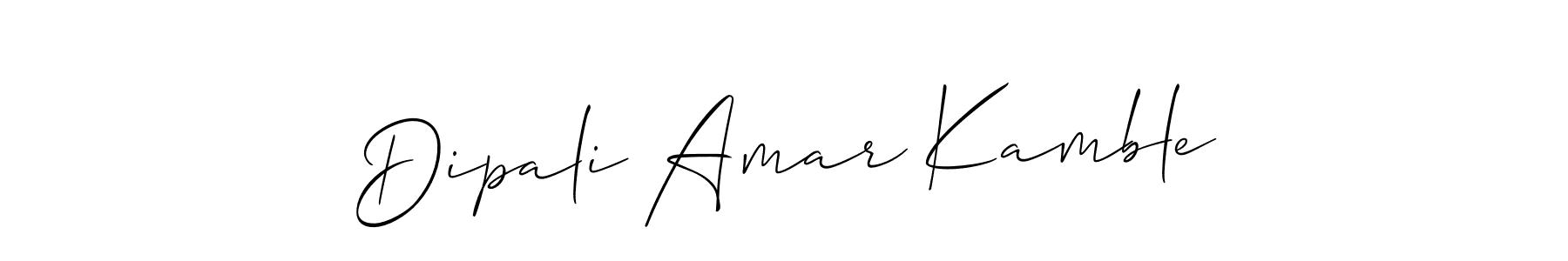 It looks lik you need a new signature style for name Dipali Amar Kamble. Design unique handwritten (Allison_Script) signature with our free signature maker in just a few clicks. Dipali Amar Kamble signature style 2 images and pictures png