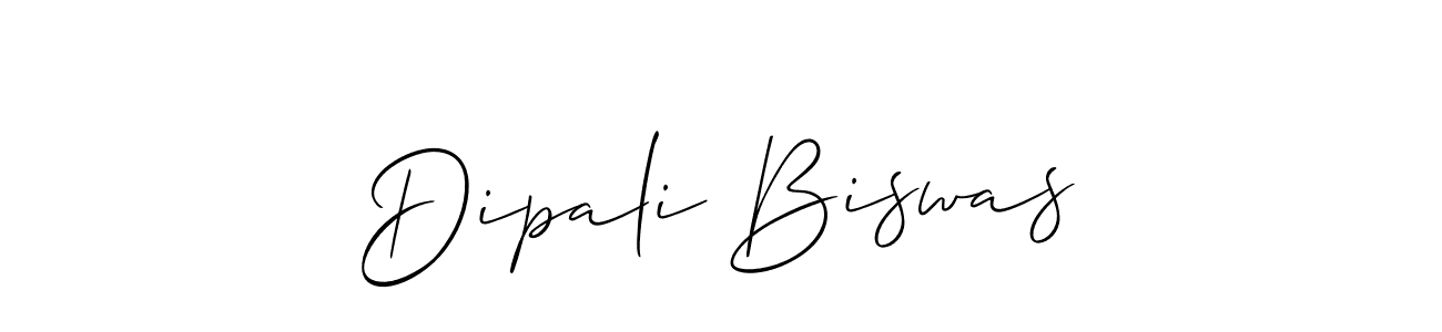 How to make Dipali Biswas signature? Allison_Script is a professional autograph style. Create handwritten signature for Dipali Biswas name. Dipali Biswas signature style 2 images and pictures png