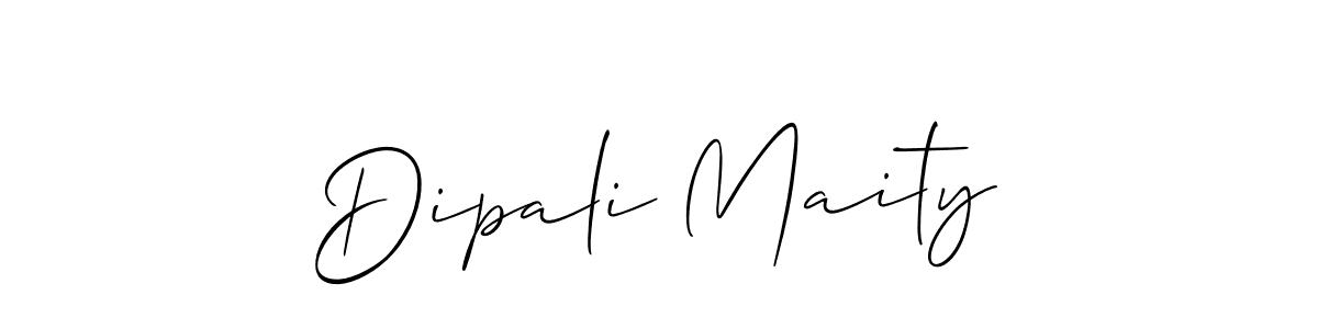 Make a short Dipali Maity signature style. Manage your documents anywhere anytime using Allison_Script. Create and add eSignatures, submit forms, share and send files easily. Dipali Maity signature style 2 images and pictures png