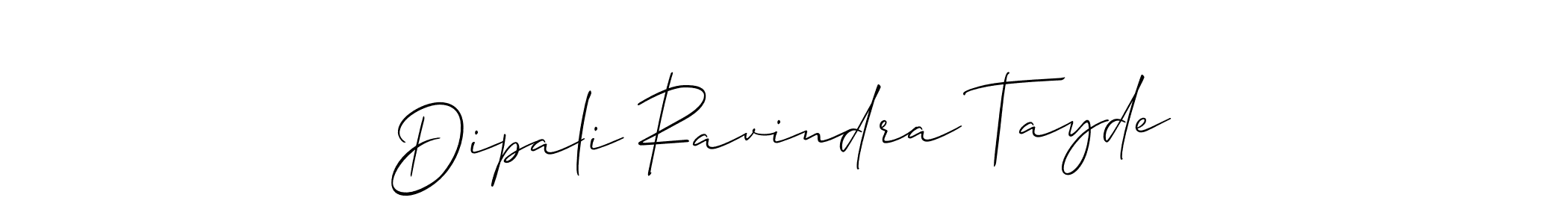 if you are searching for the best signature style for your name Dipali Ravindra Tayde. so please give up your signature search. here we have designed multiple signature styles  using Allison_Script. Dipali Ravindra Tayde signature style 2 images and pictures png