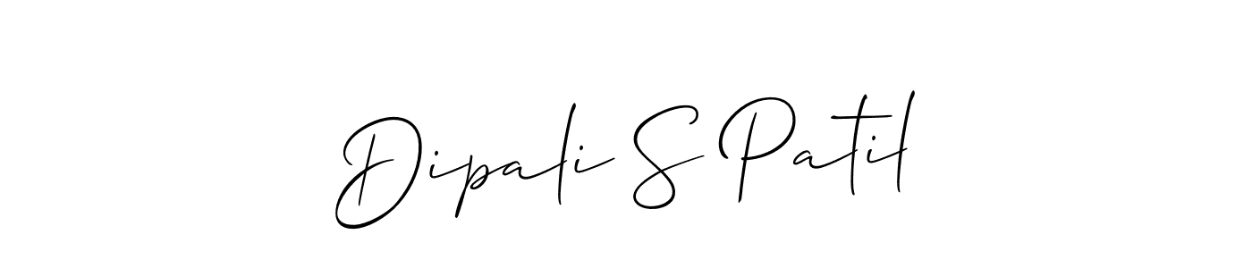 It looks lik you need a new signature style for name Dipali S Patil. Design unique handwritten (Allison_Script) signature with our free signature maker in just a few clicks. Dipali S Patil signature style 2 images and pictures png
