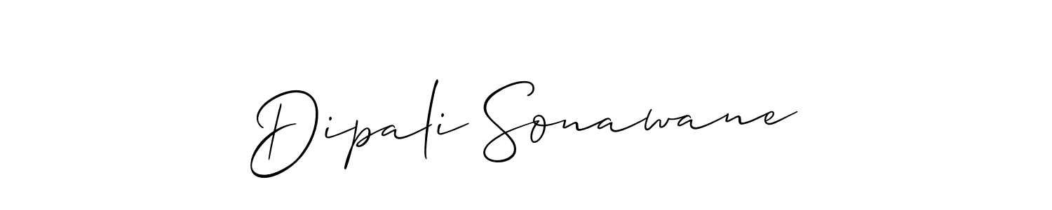 if you are searching for the best signature style for your name Dipali Sonawane. so please give up your signature search. here we have designed multiple signature styles  using Allison_Script. Dipali Sonawane signature style 2 images and pictures png