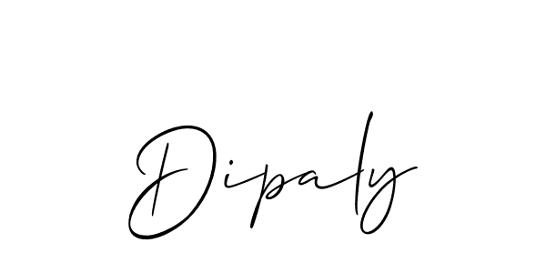 How to make Dipaly signature? Allison_Script is a professional autograph style. Create handwritten signature for Dipaly name. Dipaly signature style 2 images and pictures png