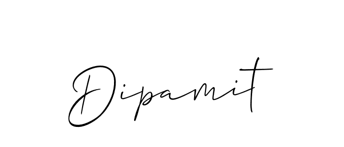 Allison_Script is a professional signature style that is perfect for those who want to add a touch of class to their signature. It is also a great choice for those who want to make their signature more unique. Get Dipamit name to fancy signature for free. Dipamit signature style 2 images and pictures png