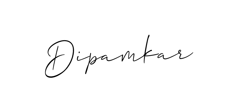 The best way (Allison_Script) to make a short signature is to pick only two or three words in your name. The name Dipamkar include a total of six letters. For converting this name. Dipamkar signature style 2 images and pictures png