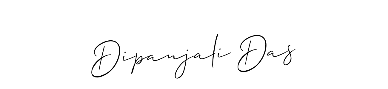 Allison_Script is a professional signature style that is perfect for those who want to add a touch of class to their signature. It is also a great choice for those who want to make their signature more unique. Get Dipanjali Das name to fancy signature for free. Dipanjali Das signature style 2 images and pictures png