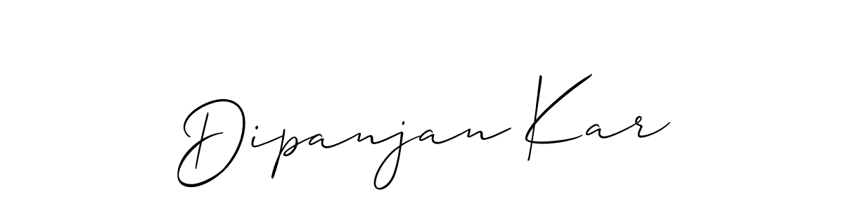 This is the best signature style for the Dipanjan Kar name. Also you like these signature font (Allison_Script). Mix name signature. Dipanjan Kar signature style 2 images and pictures png