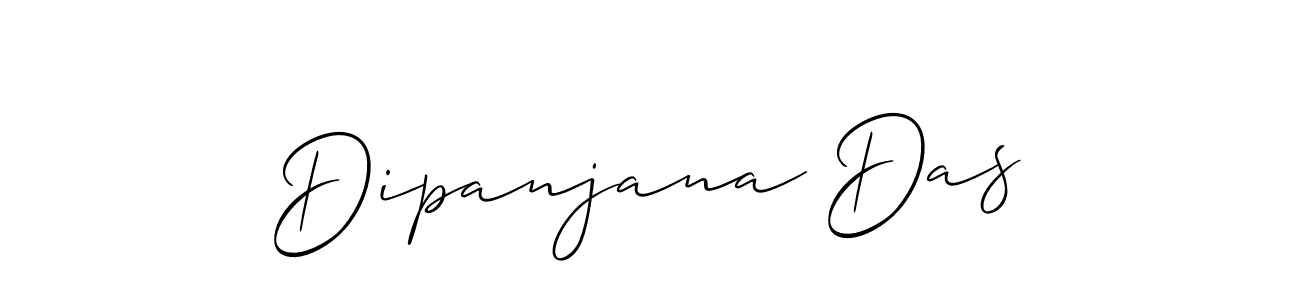 Make a short Dipanjana Das signature style. Manage your documents anywhere anytime using Allison_Script. Create and add eSignatures, submit forms, share and send files easily. Dipanjana Das signature style 2 images and pictures png