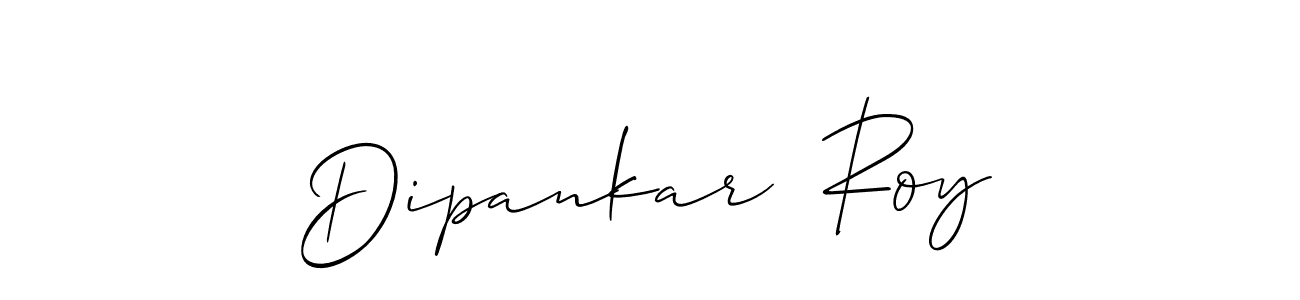 How to make Dipankar  Roy name signature. Use Allison_Script style for creating short signs online. This is the latest handwritten sign. Dipankar  Roy signature style 2 images and pictures png