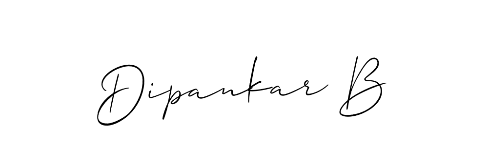 Similarly Allison_Script is the best handwritten signature design. Signature creator online .You can use it as an online autograph creator for name Dipankar B. Dipankar B signature style 2 images and pictures png