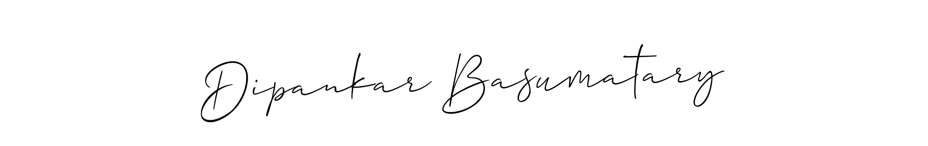 Create a beautiful signature design for name Dipankar Basumatary. With this signature (Allison_Script) fonts, you can make a handwritten signature for free. Dipankar Basumatary signature style 2 images and pictures png