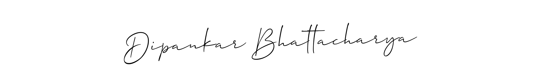 How to make Dipankar Bhattacharya signature? Allison_Script is a professional autograph style. Create handwritten signature for Dipankar Bhattacharya name. Dipankar Bhattacharya signature style 2 images and pictures png