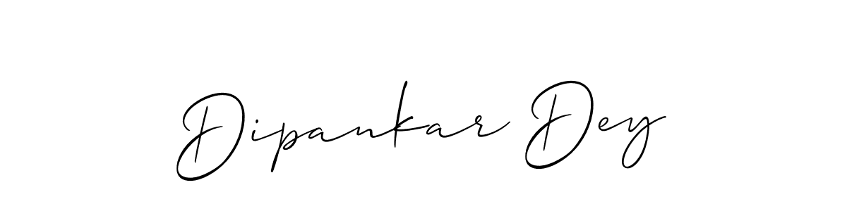 This is the best signature style for the Dipankar Dey name. Also you like these signature font (Allison_Script). Mix name signature. Dipankar Dey signature style 2 images and pictures png