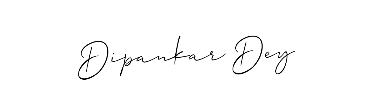 You should practise on your own different ways (Allison_Script) to write your name (Dipankar Dey) in signature. don't let someone else do it for you. Dipankar Dey signature style 2 images and pictures png