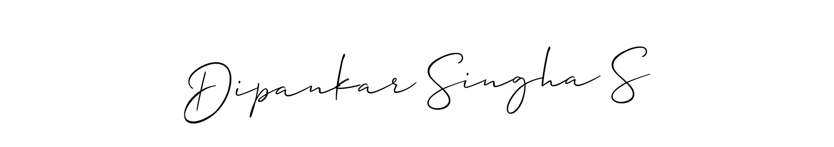 Dipankar Singha S stylish signature style. Best Handwritten Sign (Allison_Script) for my name. Handwritten Signature Collection Ideas for my name Dipankar Singha S. Dipankar Singha S signature style 2 images and pictures png