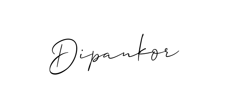 Similarly Allison_Script is the best handwritten signature design. Signature creator online .You can use it as an online autograph creator for name Dipankor. Dipankor signature style 2 images and pictures png