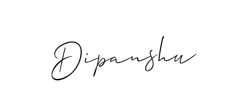 Dipanshu stylish signature style. Best Handwritten Sign (Allison_Script) for my name. Handwritten Signature Collection Ideas for my name Dipanshu. Dipanshu signature style 2 images and pictures png