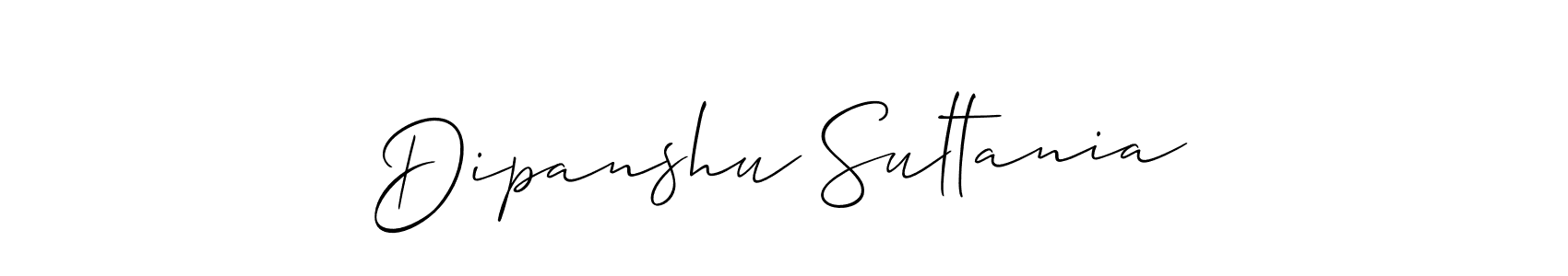 It looks lik you need a new signature style for name Dipanshu Sultania. Design unique handwritten (Allison_Script) signature with our free signature maker in just a few clicks. Dipanshu Sultania signature style 2 images and pictures png