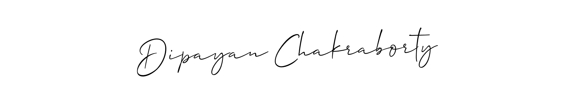 How to Draw Dipayan Chakraborty signature style? Allison_Script is a latest design signature styles for name Dipayan Chakraborty. Dipayan Chakraborty signature style 2 images and pictures png