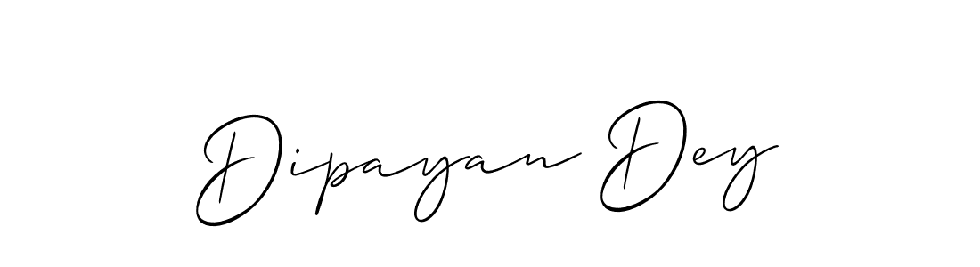 Best and Professional Signature Style for Dipayan Dey. Allison_Script Best Signature Style Collection. Dipayan Dey signature style 2 images and pictures png