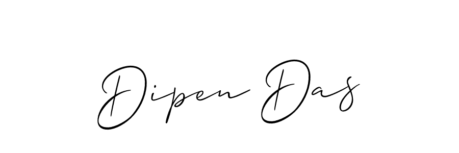 How to Draw Dipen Das signature style? Allison_Script is a latest design signature styles for name Dipen Das. Dipen Das signature style 2 images and pictures png