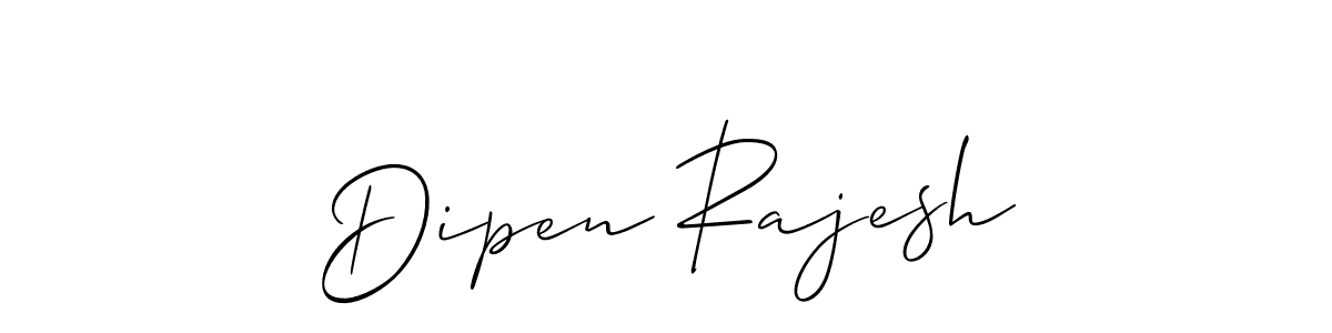 How to Draw Dipen Rajesh signature style? Allison_Script is a latest design signature styles for name Dipen Rajesh. Dipen Rajesh signature style 2 images and pictures png