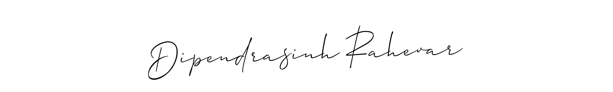 How to Draw Dipendrasinh Rahevar signature style? Allison_Script is a latest design signature styles for name Dipendrasinh Rahevar. Dipendrasinh Rahevar signature style 2 images and pictures png