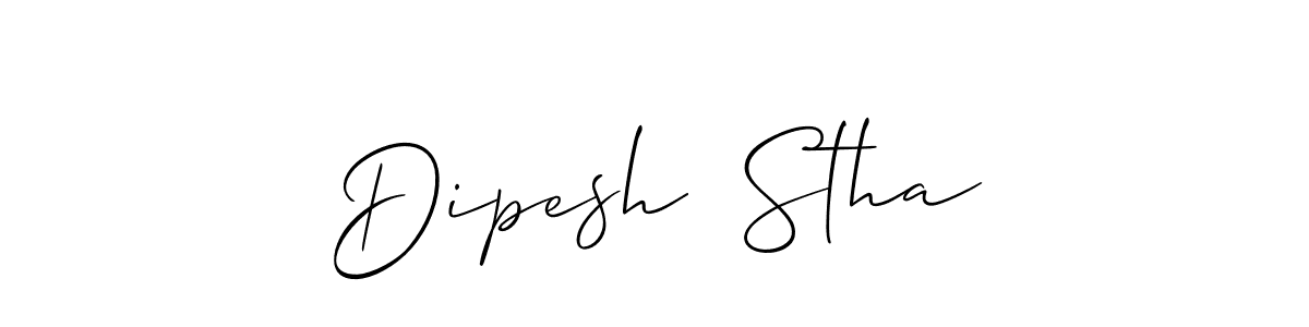 Here are the top 10 professional signature styles for the name Dipesh  Stha. These are the best autograph styles you can use for your name. Dipesh  Stha signature style 2 images and pictures png