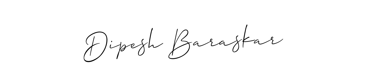 The best way (Allison_Script) to make a short signature is to pick only two or three words in your name. The name Dipesh Baraskar include a total of six letters. For converting this name. Dipesh Baraskar signature style 2 images and pictures png